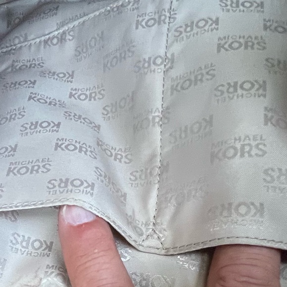 Michael Kors Brown and Tan Nylon Tote Bag - Picture 7 of 8